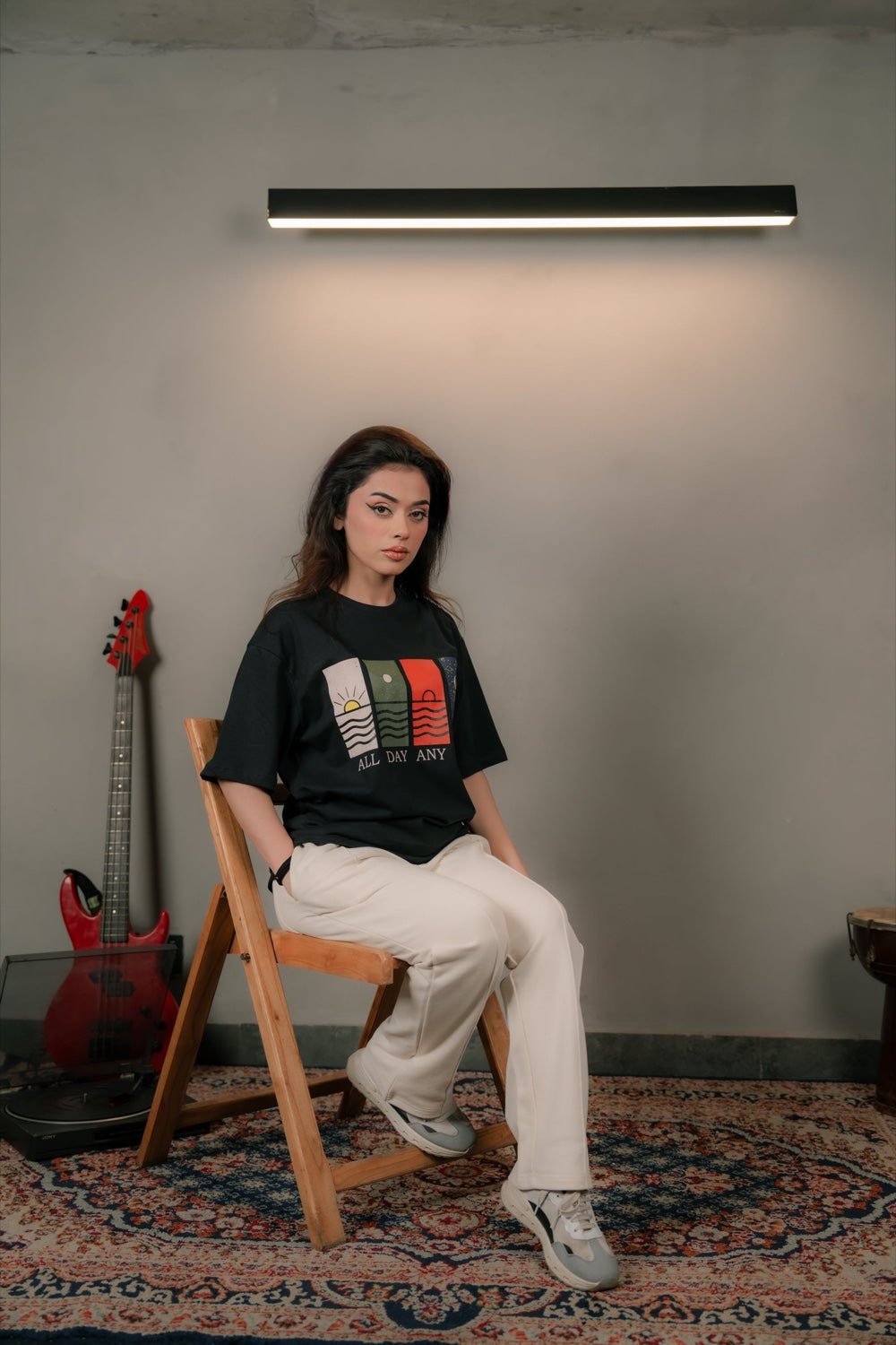 Black Sun To Moon Tee - Women
