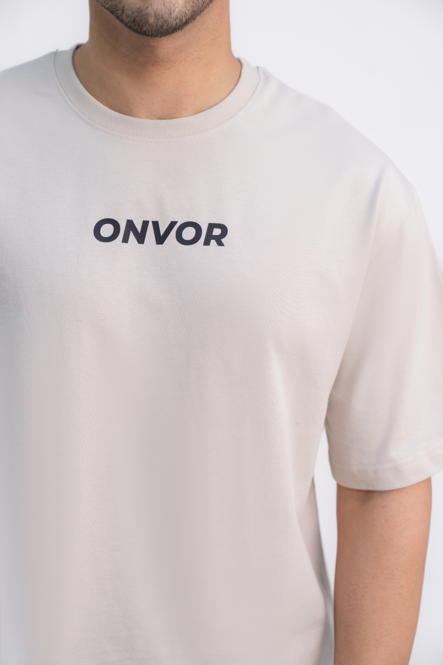 Oversized Beige Tee