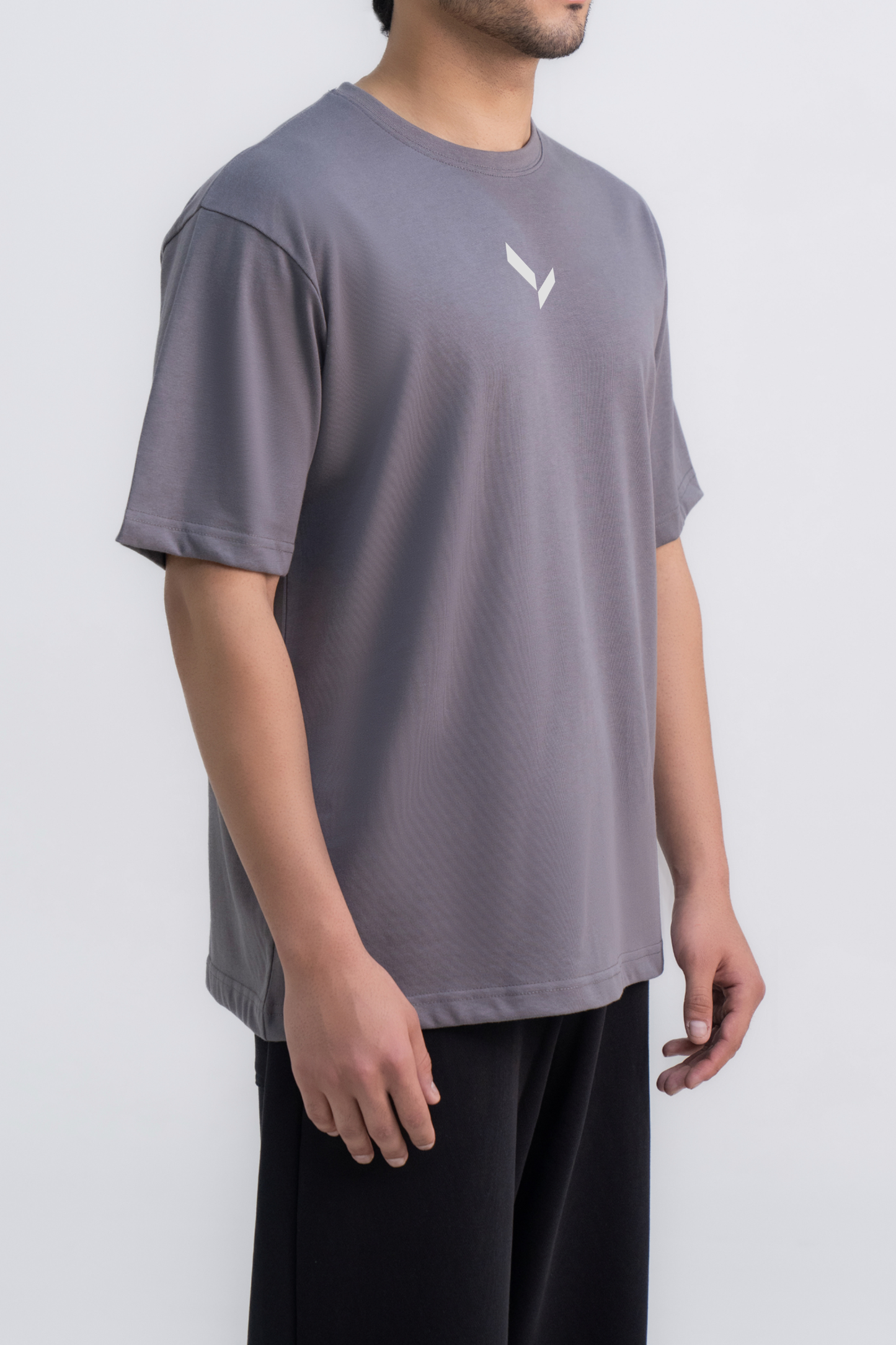 Oversized Steel Grey Tee