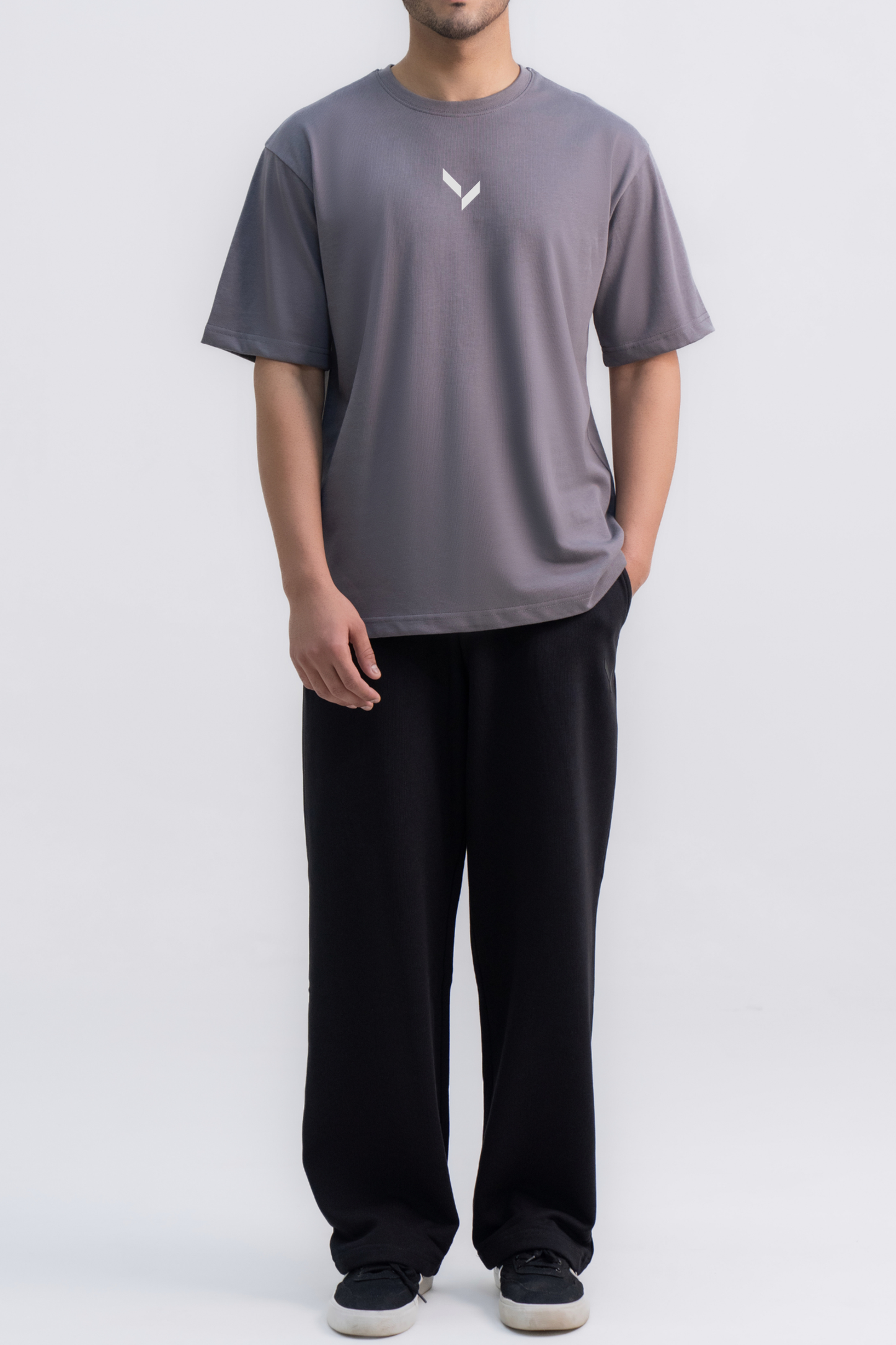Oversized Steel Grey Tee