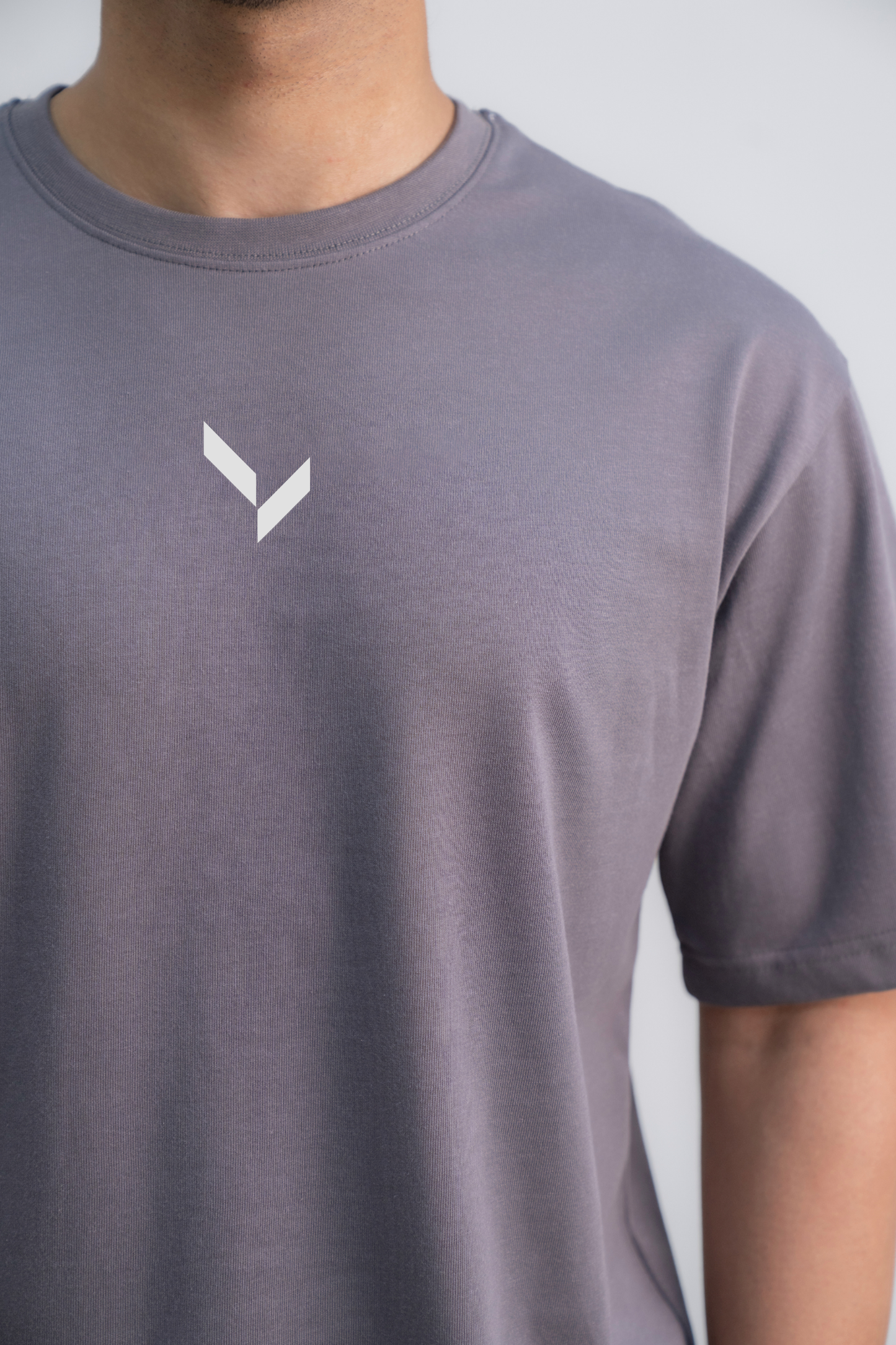 Oversized Steel Grey Tee