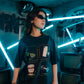 Black Daily Icons Tee - Women