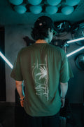 Olive Green Beach Escape Tee