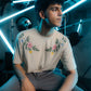 Cream Wildflower Tee - Men
