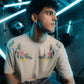 Cream Wildflower Tee - Men