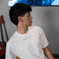 White Micro Texture Tee - Men