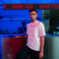 White Micro Texture Tee - Men