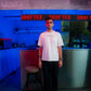 White Micro Texture Tee - Men