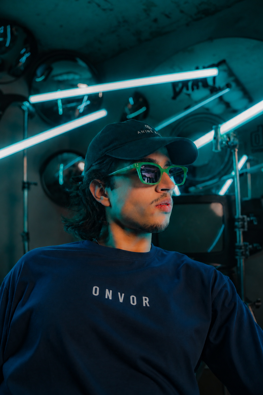 Navy Faceline Tee - Men