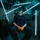 Navy Faceline Tee - Men