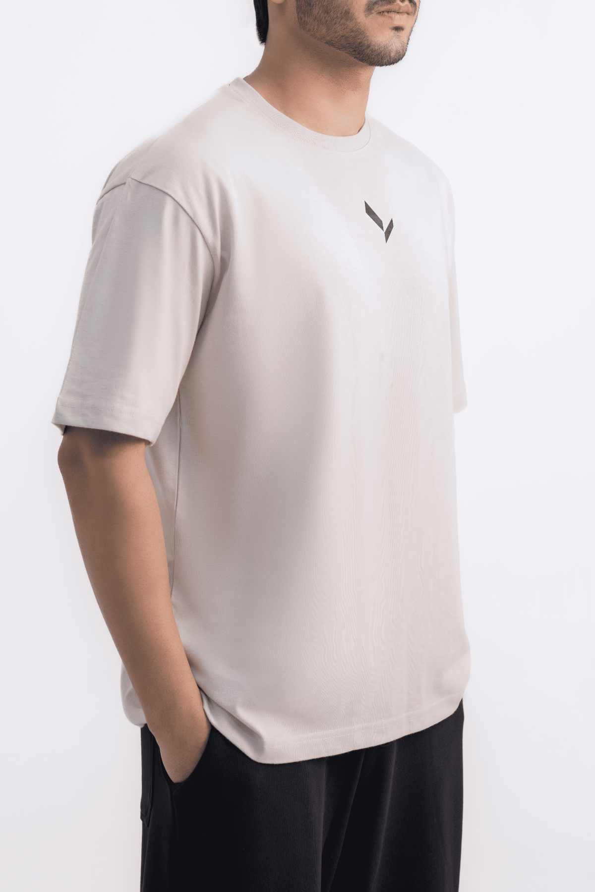 Oversized Beige Tee