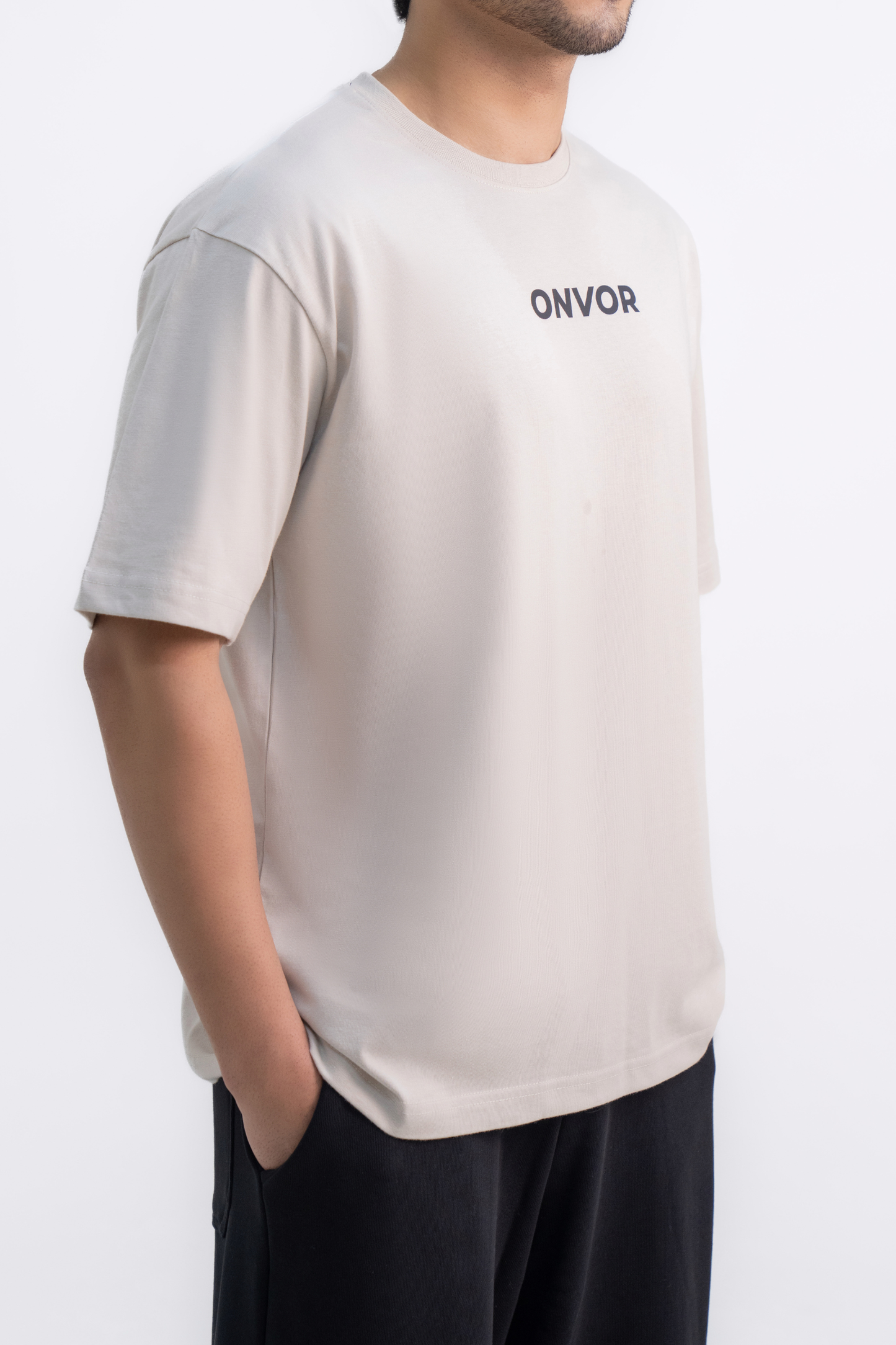 Oversized Beige Tee