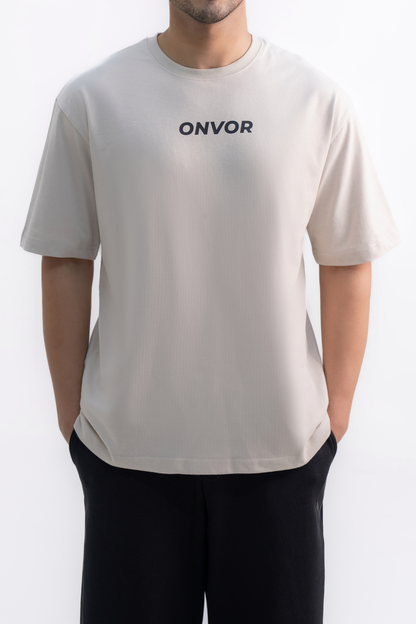 Oversized Beige Tee