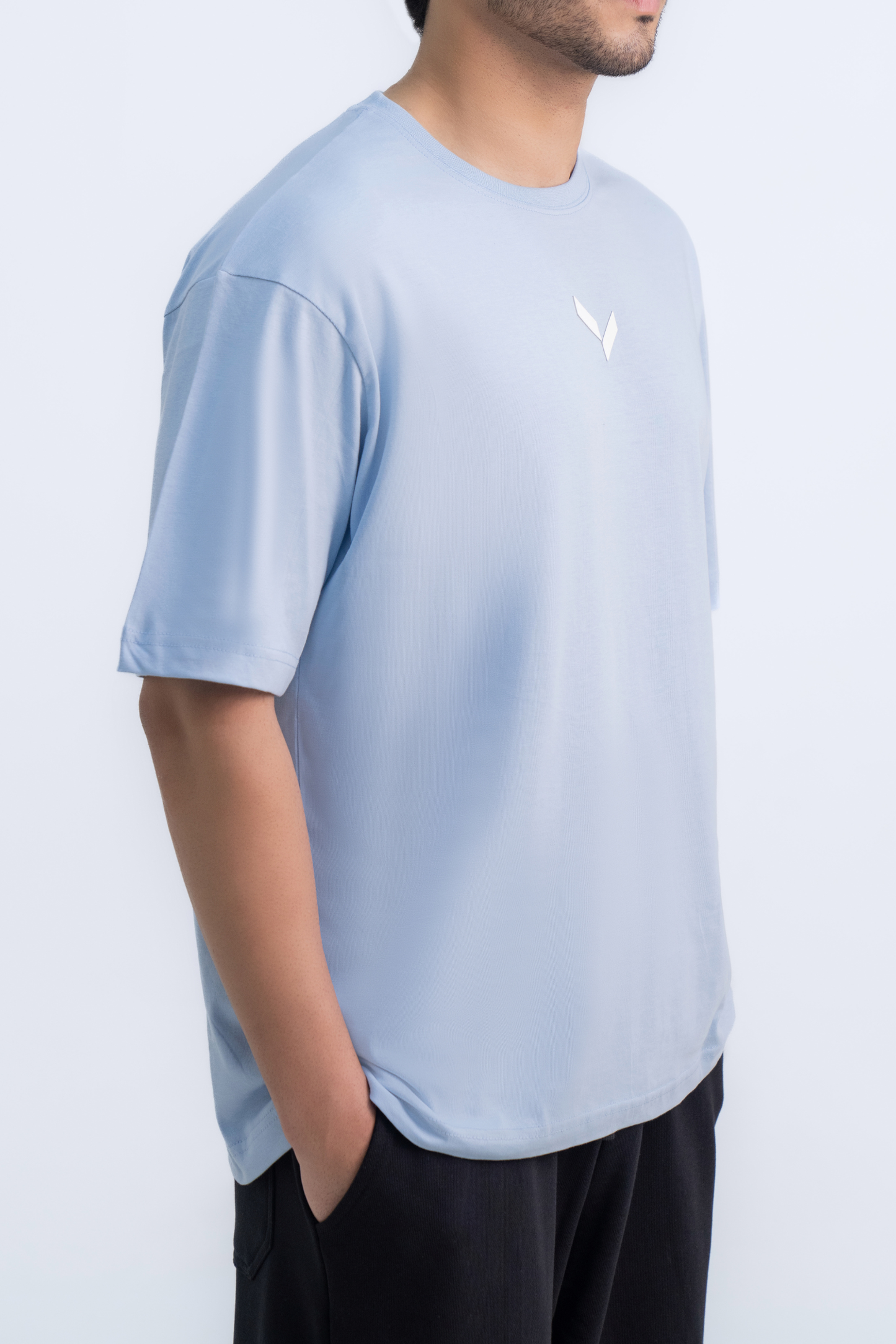 Oversized Sky Blue Tee