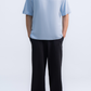 Oversized Sky Blue Tee