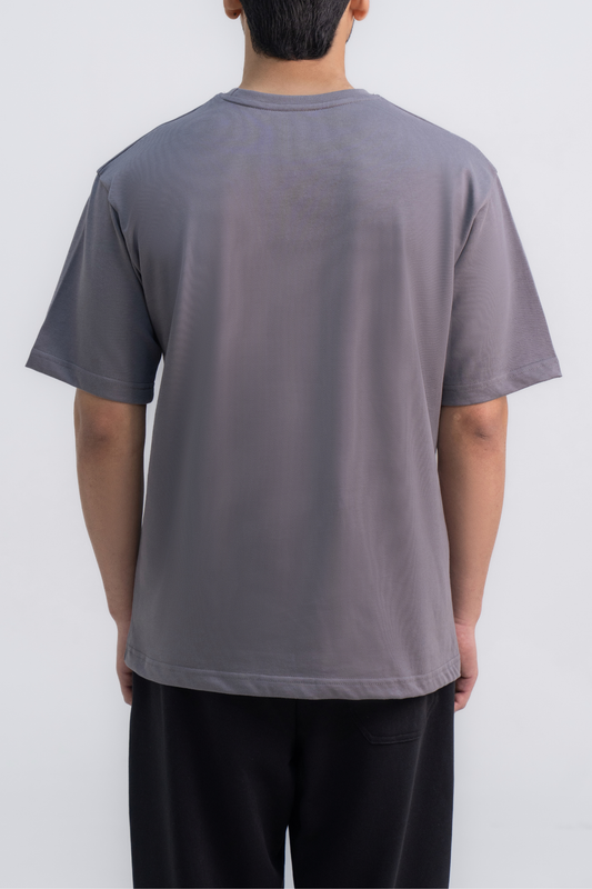 Oversized Steel Grey Tee