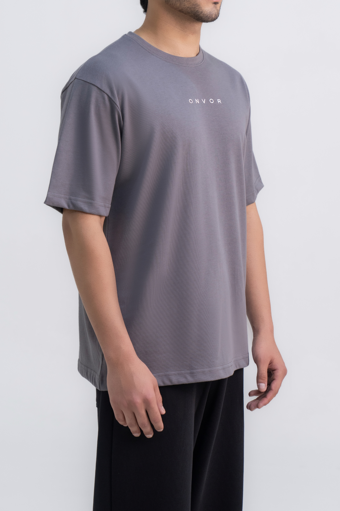 Oversized Steel Grey Tee