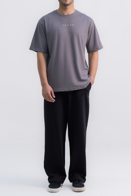 Oversized Steel Grey Tee